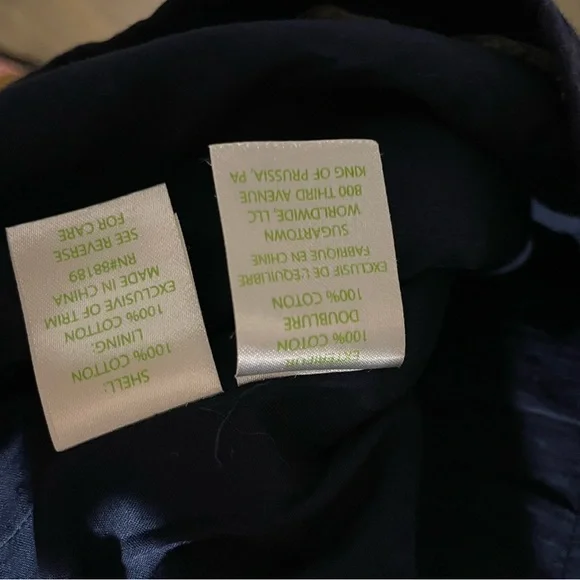 Lilly Pulitzer Essme shift lined Navy Midi Dress with gold Details Sz.10 - Picture 11 of 14